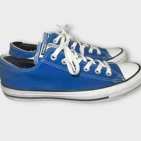 Converse Other - Converse Chuck Taylor All Star Low Blue Canvas Sneakers 135514F Mens 7 Wmns 9